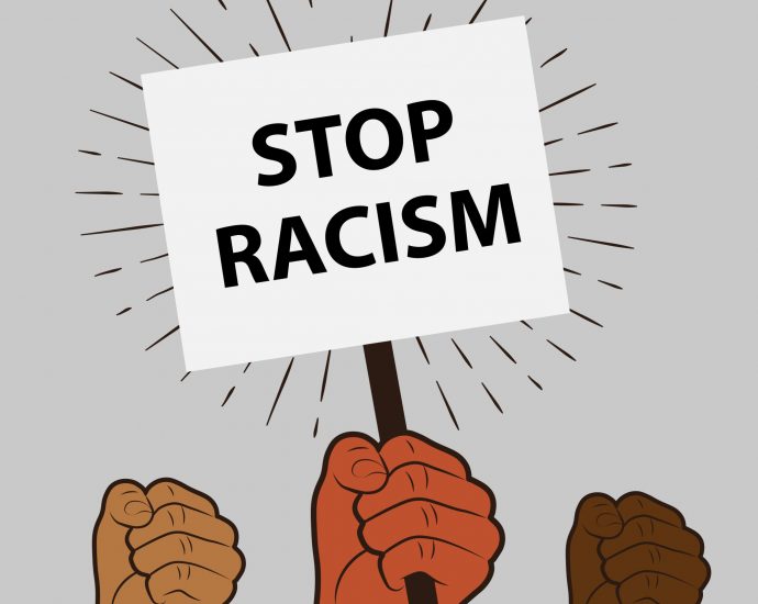 stop racism sign